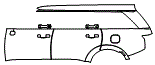 Door and Rear Fender Kit pattern for the 2027 Hyundai Palisade