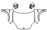 Full Hood, Fender and Mirror Kit pattern for the 2026 Porsche Cayenne
