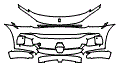 Bumper Kit pattern for the 2026 Ferrari Purosangue
