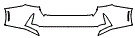 Rear Bumper Kit pattern for the 2026 Lexus ES