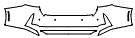 Rear Bumper Kit pattern for the 2026 Lexus ES