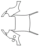 Rear Fender and Roof Kit pattern for the 2027 Ferrari Amalfi