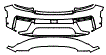 Bumper Kit pattern for the 2026 Jeep Grand Cherokee L