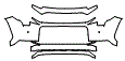 Bumper Kit pattern for the 2026 Toyota RAV4