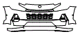 Bumper Kit pattern for the 2026 Toyota RAV4