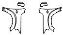 Full Fender and Mirror Kit pattern for the 2026 RAM 1500