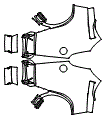 Rear Fender Kit pattern for the 2027 Ferrari 849 Testarossa