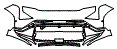 Bumper Kit pattern for the 2027 Kia EV5