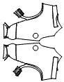 Rear Fender Kit pattern for the 2027 Ferrari 849 Testarossa