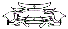 Bumper Kit pattern for the 2027 Ferrari 849 Testarossa