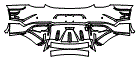 Rear Bumper Kit pattern for the 2027 Bentley Continental GT
