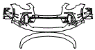 Bumper Kit pattern for the 2027 Bentley Continental GT