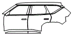 Door and Rear Fender Kit pattern for the 2027 Kia EV5