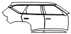 Door and Rear Fender Kit pattern for the 2027 Kia EV5