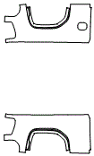 Outer Bed Panel Kit pattern for the 2026 GMC Sierra 1500