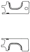 Outer Bed Panel Kit pattern for the 2026 GMC Sierra 1500