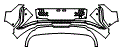 Rear Bumper Kit pattern for the 2027 Kia EV5