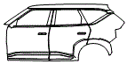 Door and Rear Fender Kit pattern for the 2027 Kia EV5