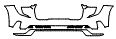 Bumper Kit pattern for the 2027 GMC Acadia
