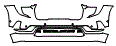 Bumper Kit pattern for the 2027 GMC Acadia