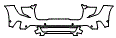 Bumper Kit pattern for the 2027 GMC Acadia