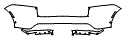 Rear Bumper Kit pattern for the 2026 Porsche Macan Electric