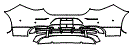 Rear Bumper Kit pattern for the 2027 Mercedes Benz CLA Electric Sedan