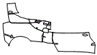 Door and Rear Fender Kit pattern for the 2026 Maserati MCXtrema