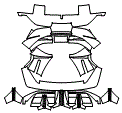 Rear Bumper Kit pattern for the 2026 Maserati MCXtrema
