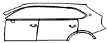Door and Rear Fender Kit pattern for the 2026 Bentley Bentayga EWB