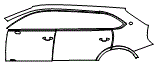 Door and Rear Fender Kit pattern for the 2026 Bentley Bentayga EWB