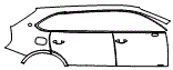 Door and Rear Fender Kit pattern for the 2026 Bentley Bentayga EWB