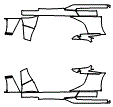 Right Lower Rocker Panel, Left Lower Rocker Panel and Rocker Panel Kit pattern for the 2026 Maserati MCXtrema