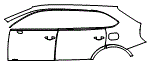 Door and Rear Fender Kit pattern for the 2026 Bentley Bentayga