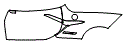 Door and Rear Fender Kit pattern for the 2027 Chevrolet Corvette