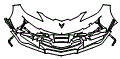 Bumper Kit pattern for the 2027 Chevrolet Corvette