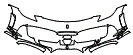 Bumper Kit pattern for the 2026 Ferrari 296 Speciale