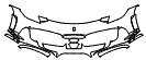 Bumper Kit pattern for the 2026 Ferrari 296 Speciale