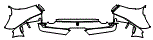 Rear Bumper Kit pattern for the 2026 Ferrari 296 Speciale