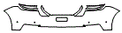 Rear Bumper Kit pattern for the 2026 Porsche Panamera