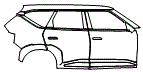 Door and Rear Fender Kit pattern for the 2027 Kia EV5