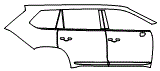 Door and Rear Fender Kit pattern for the 2026 Toyota Grand Highlander