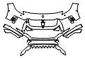 Bumper Kit pattern for the 2027 Maserati GranCabrio