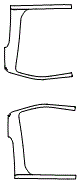 A-Pillar Kit pattern for the 2026 GMC Sierra 1500