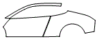 Door and Rear Fender Kit pattern for the 2026 Tesla CyberCab