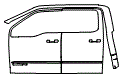 Door and A-Pillar Kit pattern for the 2026 Ford F-250