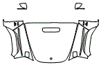 Full Hood, Fender and Mirror Kit pattern for the 2027 Mercedes Benz G-Class SUV