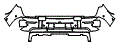 Rear Bumper Kit pattern for the 2027 Mercedes Benz G-Class SUV