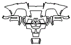 Rear Bumper Kit pattern for the 2026 Ferrari 12Cilindri