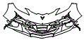 Bumper Kit pattern for the 2027 Chevrolet Corvette
